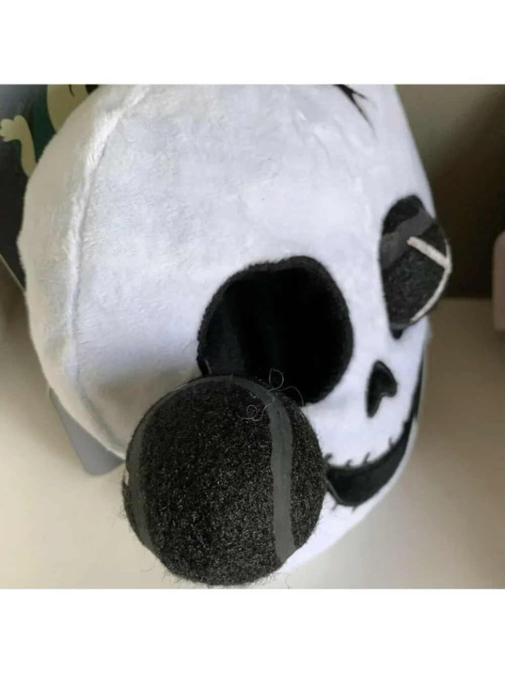 Bark Box Halloween Dog Chew Toy Fetch Eye Pop Skeleton Tails Boneyard Balls 3 Pc
